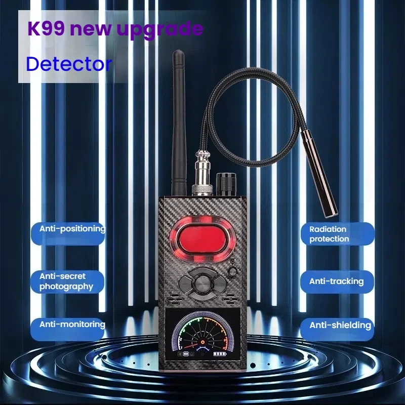 K99 Anti - Eavesdropping Detector | Anti - Spy Camera & Car GPS Tracker Scanner, Magnetic Detection for Privacy Protection
