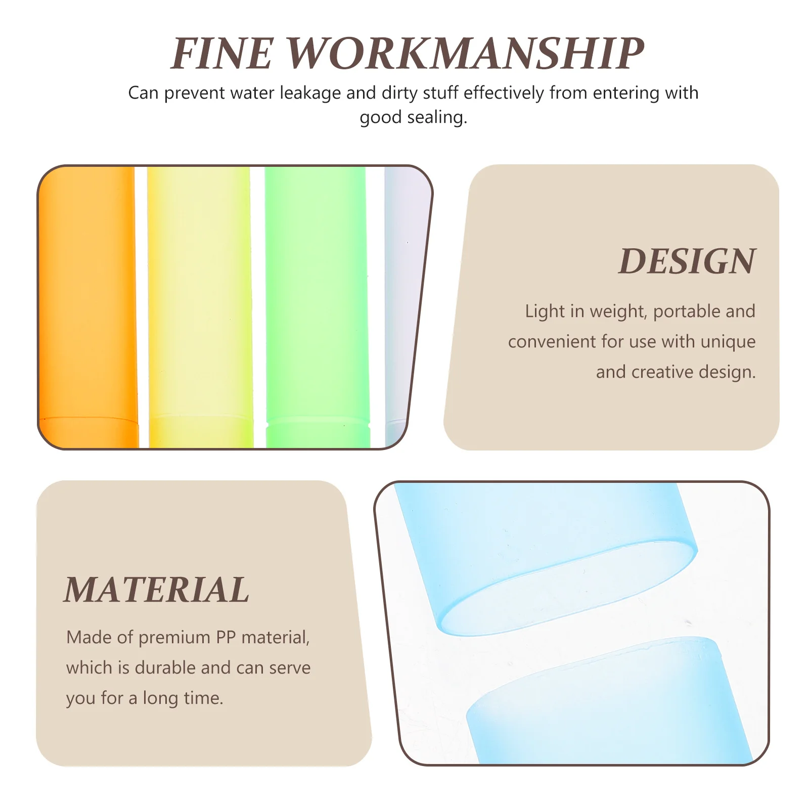 

14Pcs Toothbrush Case Premium PP Material Strong Sealing Performance Prevents Dirt and Water Leakage Colorful Portable Travel