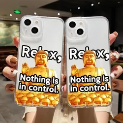 Buddhism Sakyamuni Men Phone Case  For iPhone 17 13 12 11 14 15 16 Pro Max Mini 7 8 Plus SE2 17E Soft Shockproof Silicone Cover