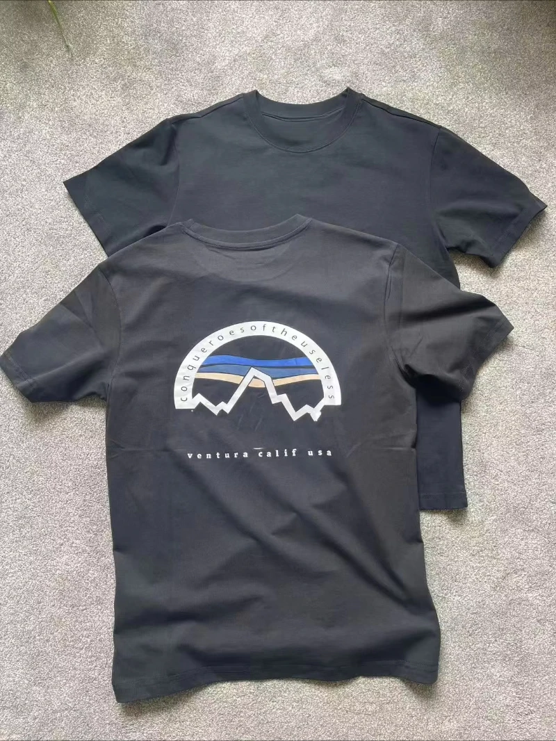 

2025 New B Tower Spot Blended 32 Double Sided T-Shirt Men Women's Printed Short Sleeve Tee Fashion Casual Top