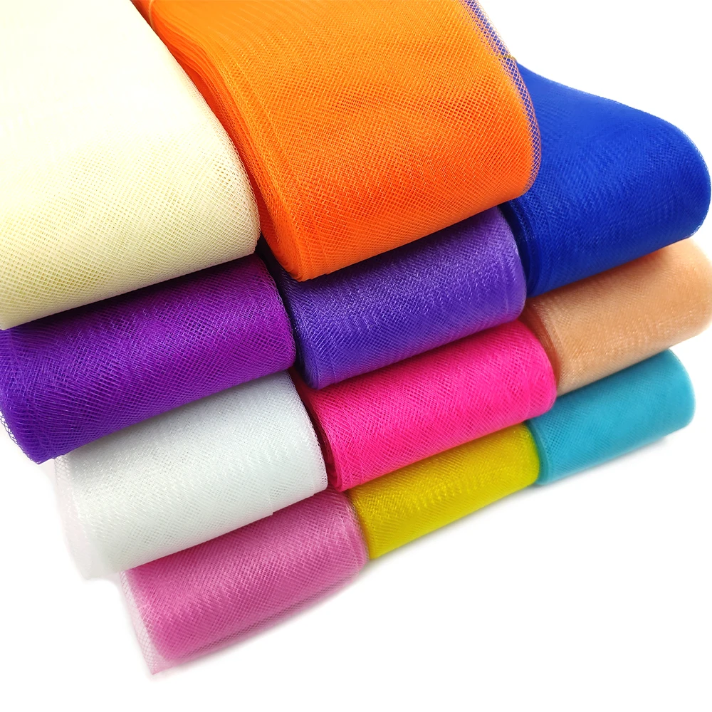 25/50/100/200Yard Stiff Horsehair Braid Mesh Braid Trim Polyester Stiff Ribbon Bon Sew Wedding Dress Gowns Skirt Hat Accessories view 4