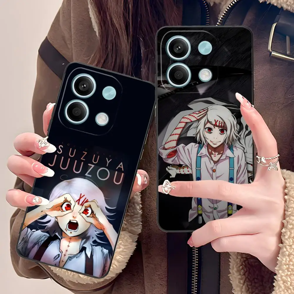 

Чехол для телефона Tokyo Ghoul Juuzou Suzuya для POCO M7 M6 M5 M4 M3 X7 X6 X5 X4 X3 Pro GT 5G с цветным принтом, роскошный чехол для смартфона