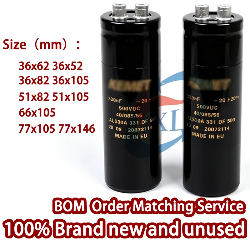 100% Brand New ALS30A 400V 450V 500V 470 680 1000 2200 3300 4700 6800 10000 15000 22000uF Audio Aluminum Electrolytic Capacitor