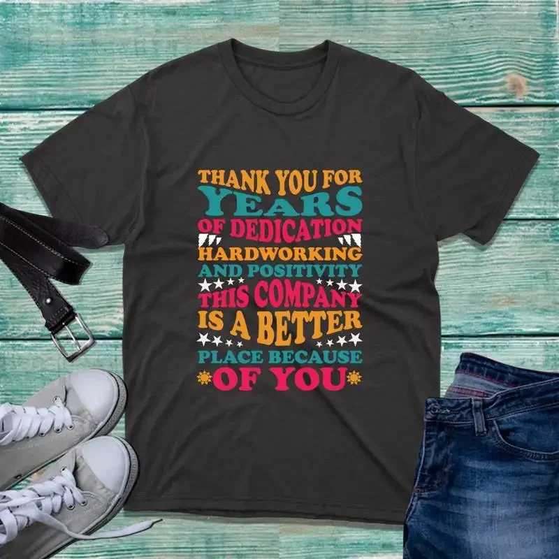 Employee Appreciation Day T Shirt Hardworking Positivity Motivational Quotes Top