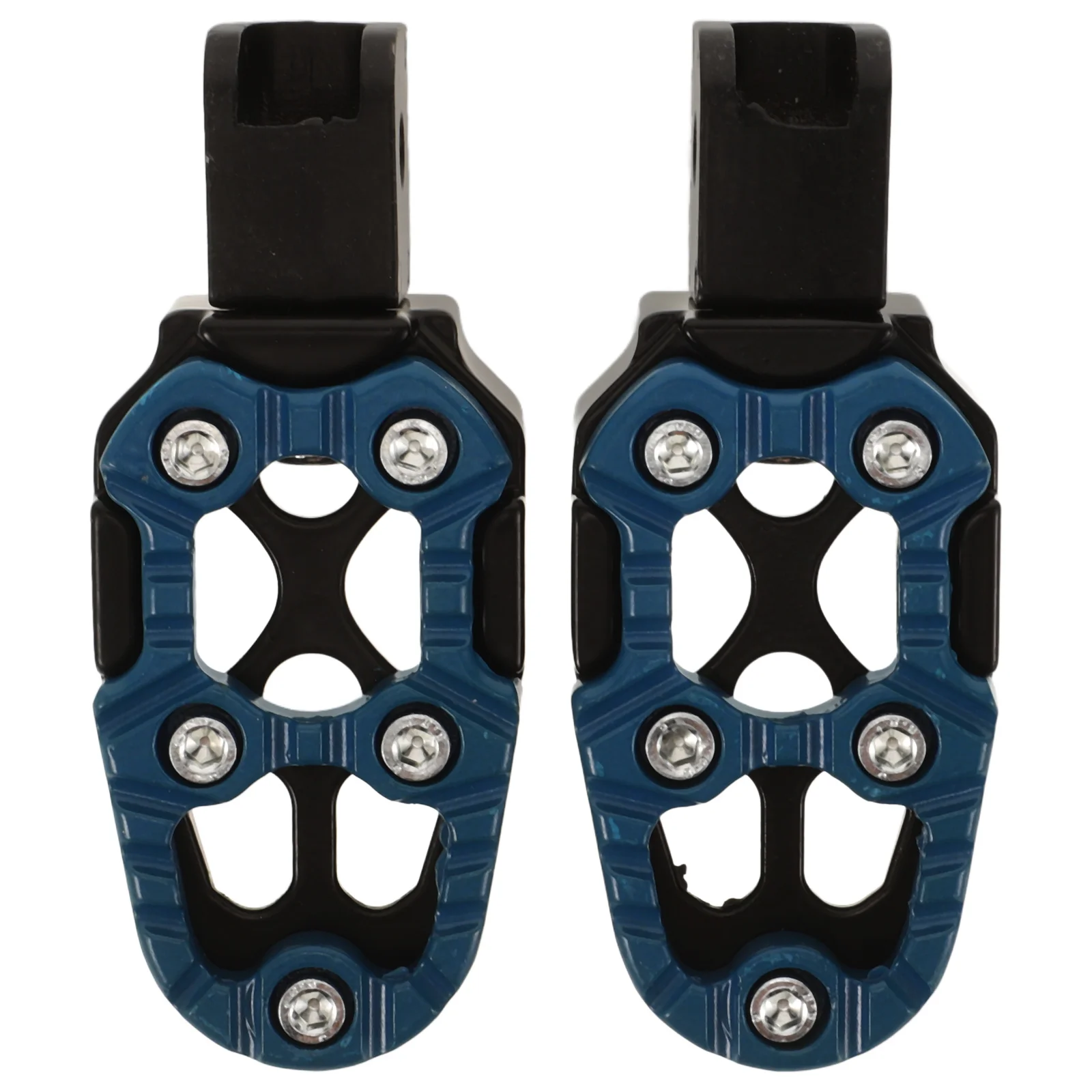 

2Pcs Motorcycle Foot Pegs Aluminum Alloy Universal Fit Anti-Slip Pedals for Dirt Bike Pit Mini Bikes Off Road Modification