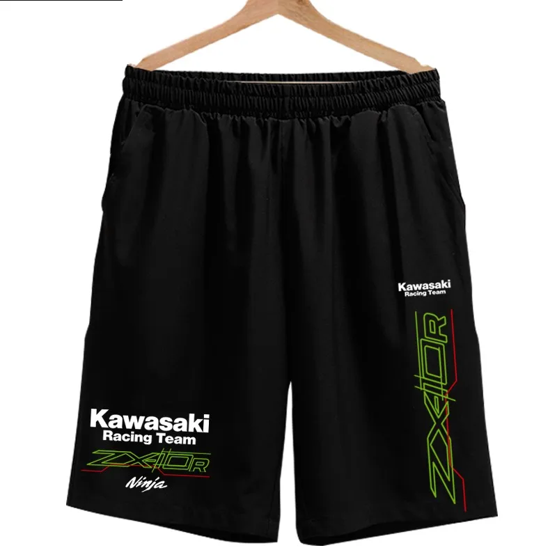 2024 Kawasaki Motorcycle New Men's Padel Sport Shorts Summer Male Breathable Tennis Shorts Quick-Drying Trousers Running