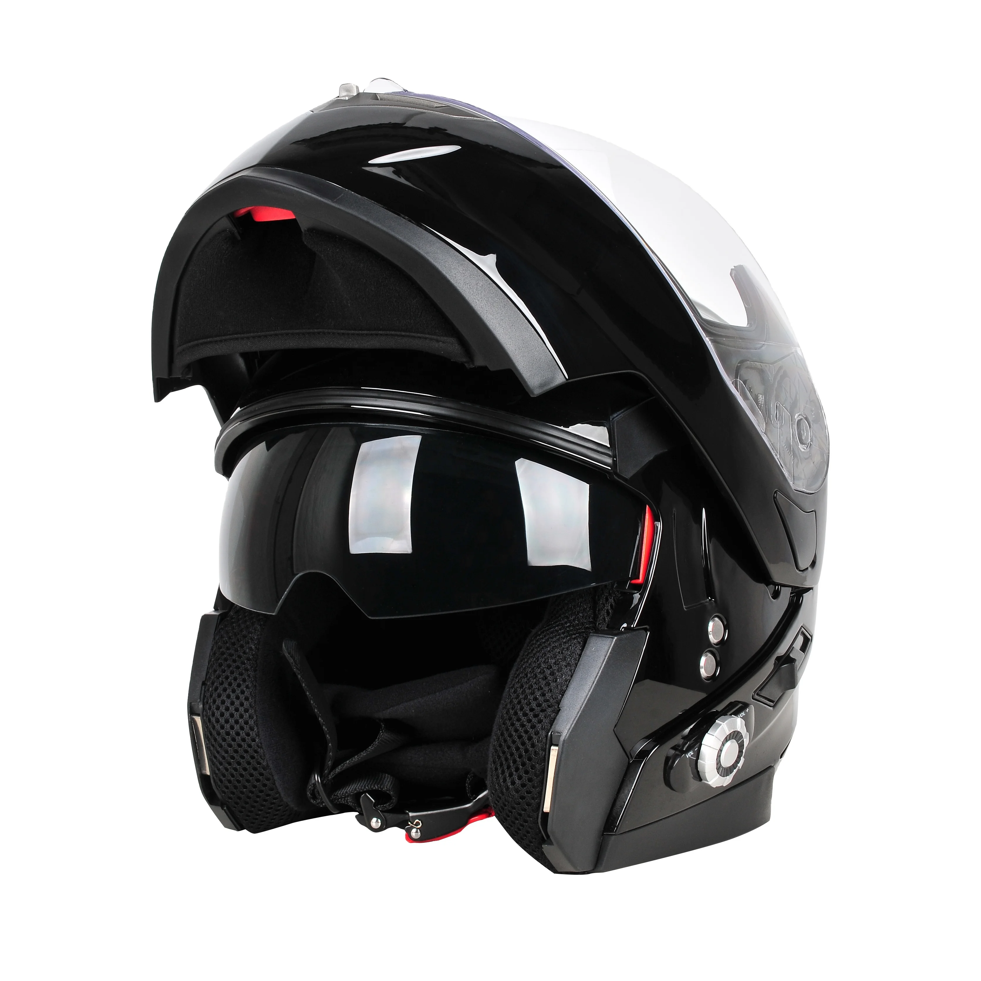 BM2-S Sport Design Motorcycle HelmetABS Outer Structure Double Visor DOT Certified Full Face Helmet