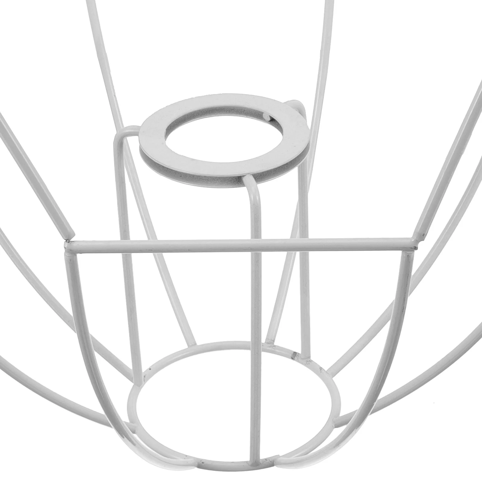 الحديد عاكس الضوء الإطار خمر نمط DIY غطاء مصباح حامل الإطار المعدني لطاولة مكتب مصباح ظلال عاكس الضوء العملي