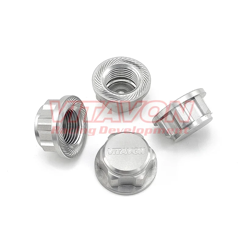 VITAVON CNC Alu7075 Wheel Nut M18x1.5mm Thread For LOSI DBXL E2.0 DBXL GAS 5T 5B Vekta