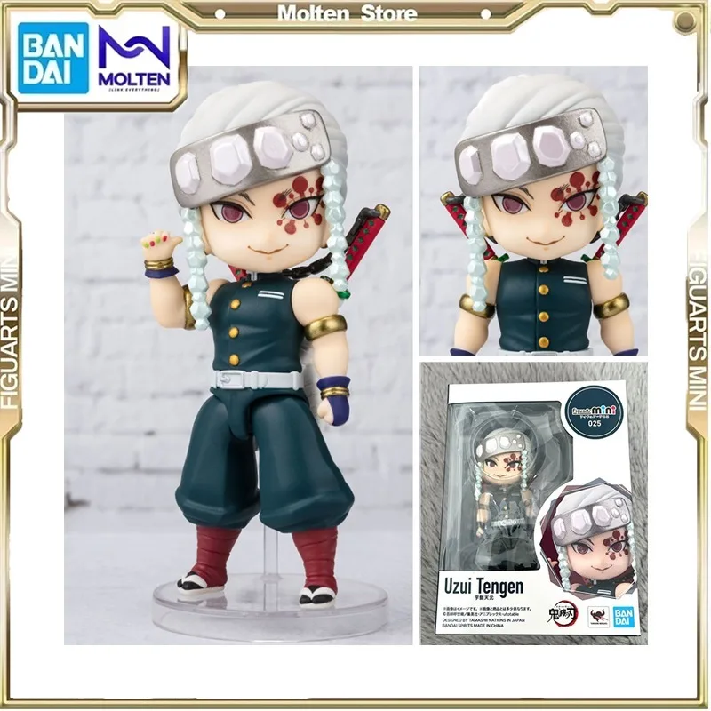 

Demon Slayer Uzui Tengen Mini Action Figure Active Joint Genuine Desktop Ornament Collectible Toys Action Figures Model Kids Toy