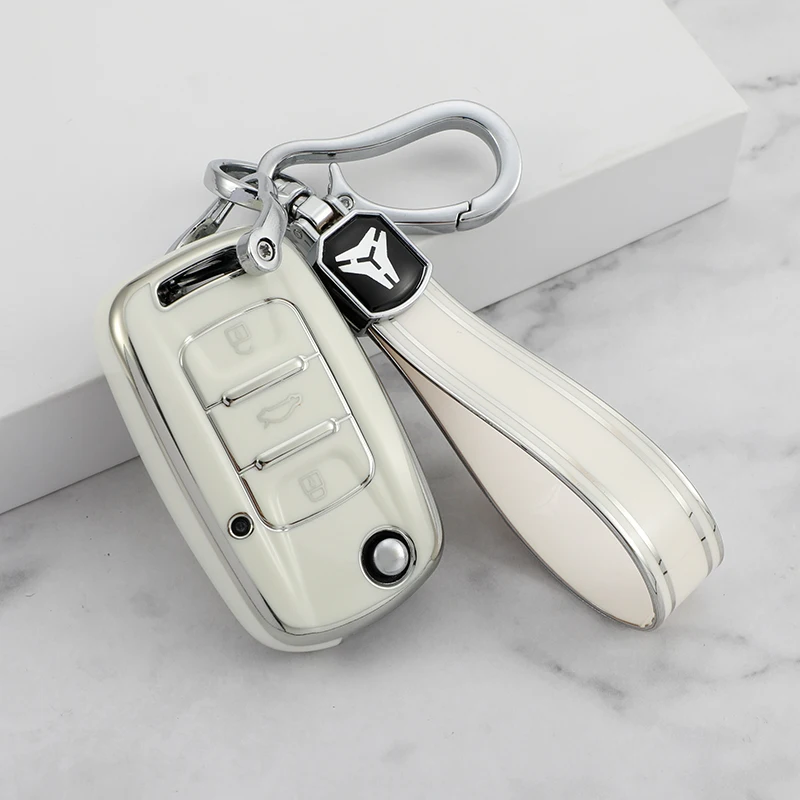 TPU Car Key Cover Case Bag Shell for Wuling HongGuang Macro Light S1 For Baojun 730 510 560 310 630 310W Accessories Keychain