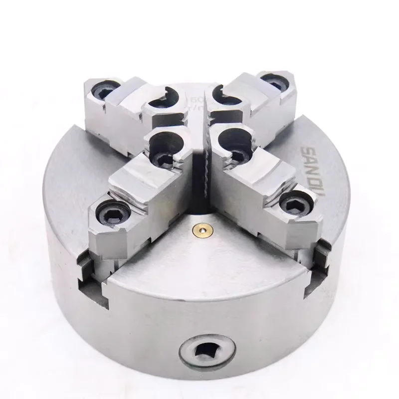 Sanou K12 four-jaw chuck self-centering precision machining center lathe manual power size 100/160/200/250