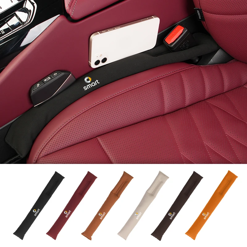 Suede Car Interior Seat Gap Plug Filler Sealing Strip For Smart Fortwo 451 450 454 Forfour EQ Cabrio Crossblade ROADSTER Coupe