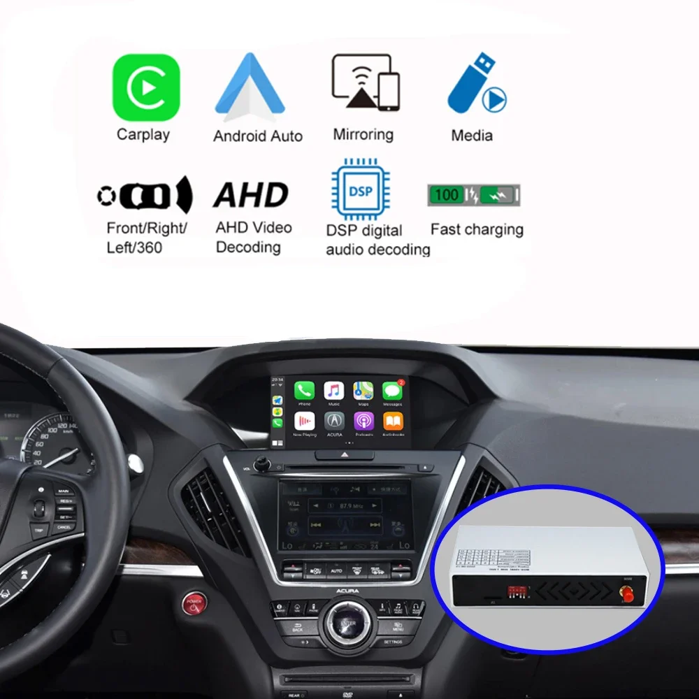 CARPLAYEASE Wireless CarPlay And Android Auto For ACURA TL  2009-2012 8