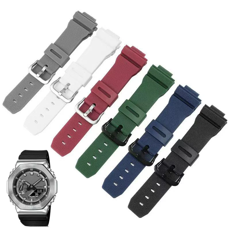 

Watch accessories Band For Casio G-Shock GM-2100 GM-S2100 GA-2100 GM-5600/GA5600 silicone men's sports waterproof bracelet 16mm
