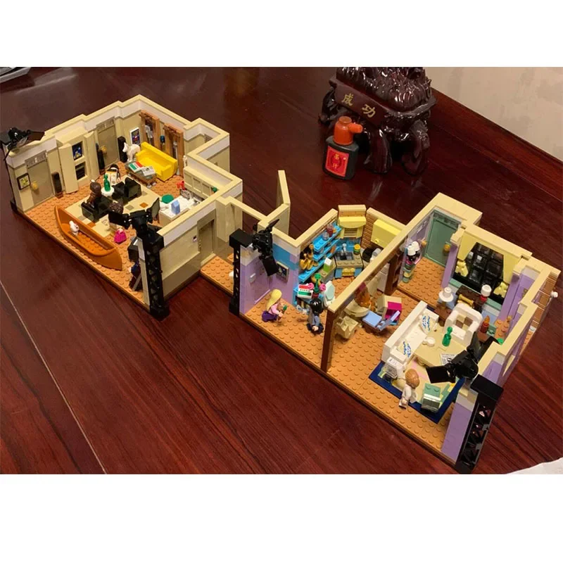 Classic TV show Downtown Building Friends Party The Friends Apartments 10292 21319 Coffee Shop Building Model Toy Gift