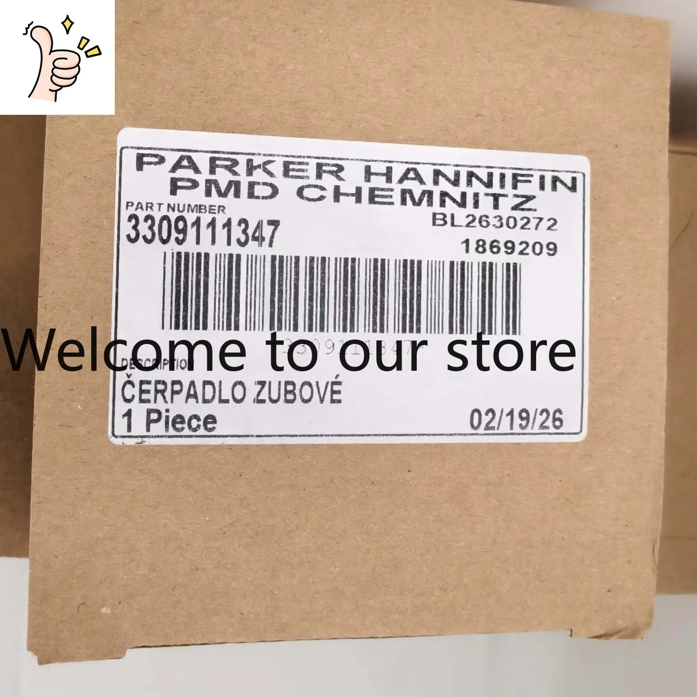3309111347 Parker Gear Pump Original From Germany, Clear Model, Brand New Genuine Belt