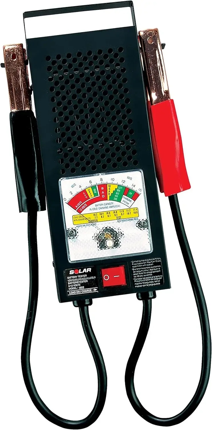 Solar 1876 1000 Amp Carbon Pile Battery Load Tester, One Size, Factory