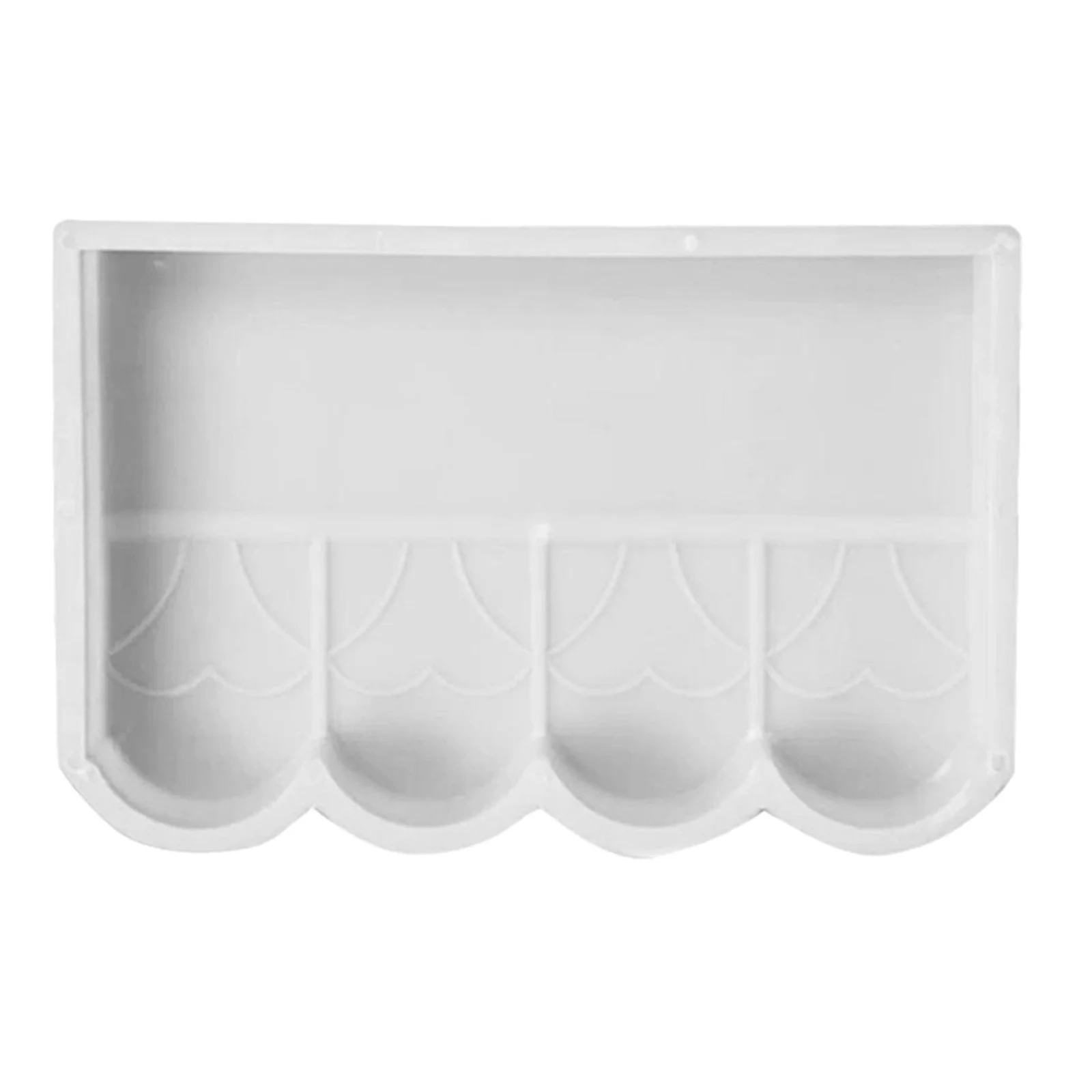 

Garden Fence Mold Plastic DIY Concrete Molds Polypropylene Casting Sturdy Durable Reusable Create Trims Sidewalks Roadsides