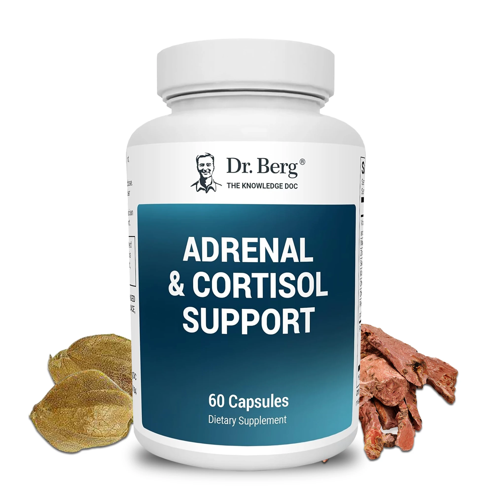 Adrenal & Cortisol Wellness Capsules, Herbal Nutrient Supplement, Support Relaxed Mood, Daily Energy & Body Balance