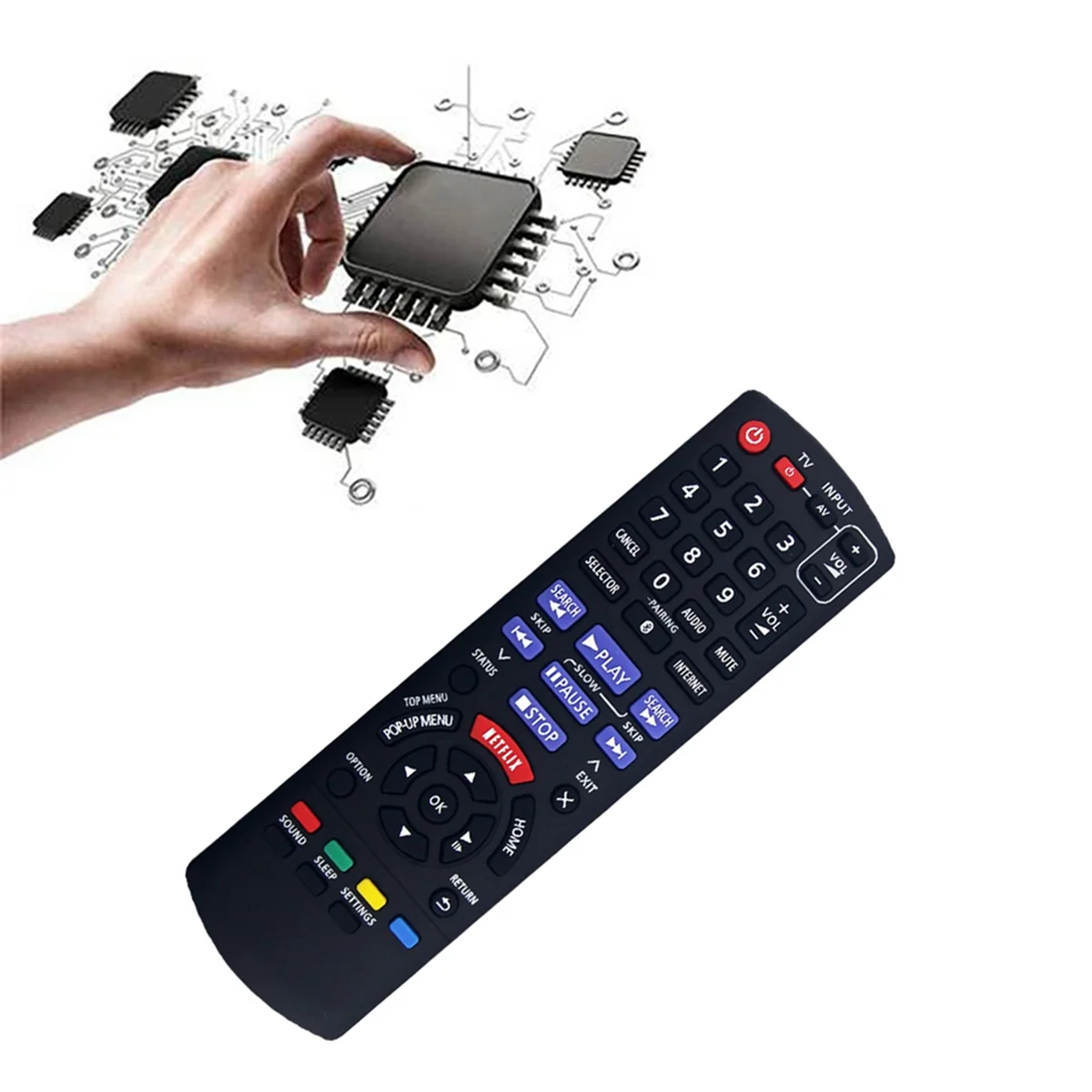 

2025 New N2QAYB000968 Replace Remote for Panasonic Bluray Disc Home Theater Sound System SC-BTT465 SC-BTT405 SC-BTT105 SC-BTT433