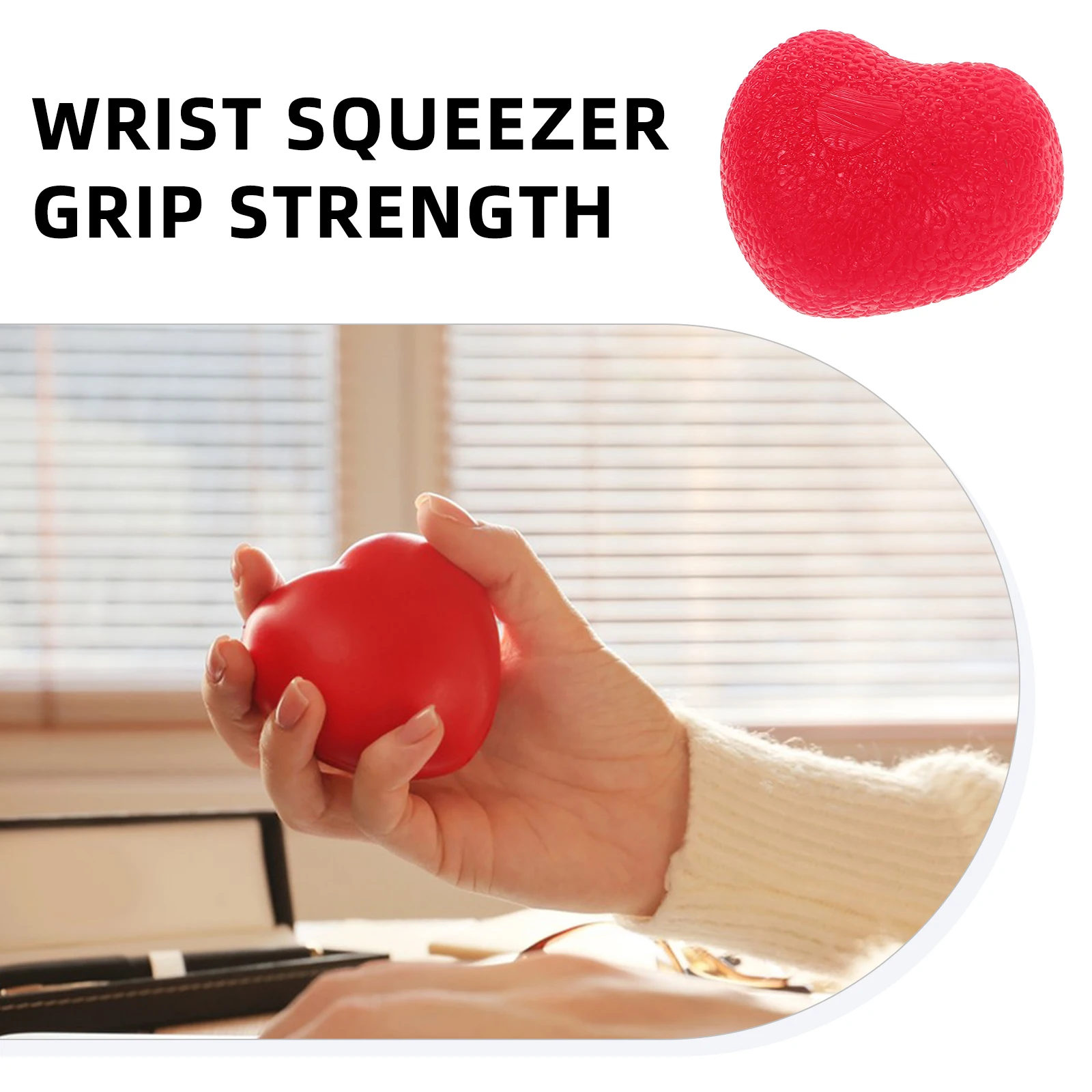 

4pcs Ball Gripper Finger Exerciser TPR Material Portable Hand Grip Strengthener Kit Hand Strengthener Therapy Toy Dynamometer