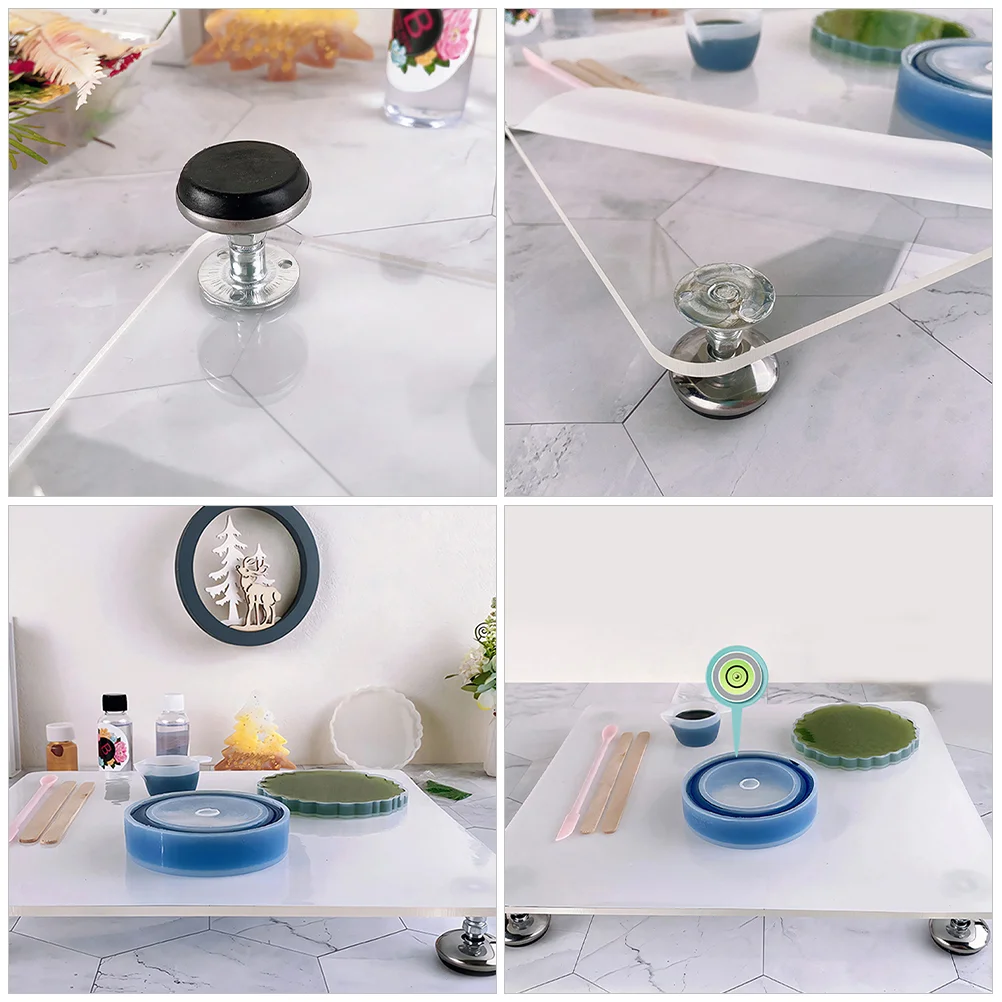 Adjustable Balance Table Resin Leveling Platform Epoxy Pouring Board Jewelry Work Mat Crafting Components Self Leveling Board