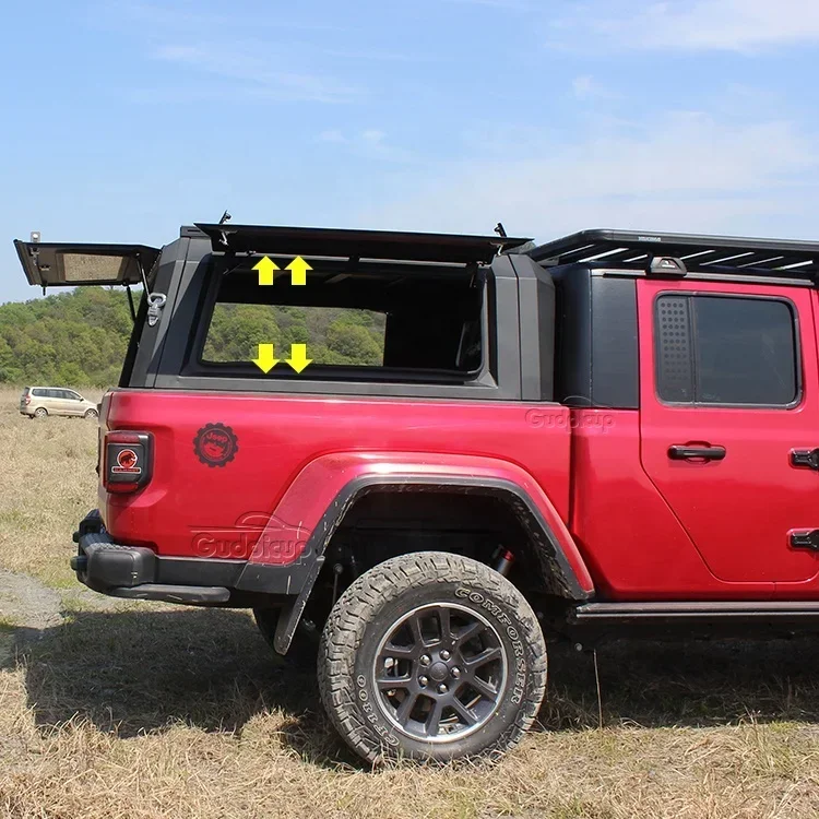 

Custom 4x4 Waterproof Steel Pickup Hardtop Topper Camper Truck gladiator Canopy for jeep wrangler tacoma