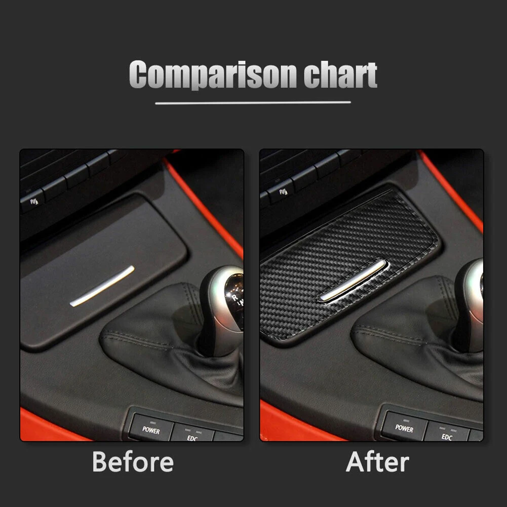 Carbon Fiber Interior Panel Trim Cover for Front Vehicle Area For BMW 3 Series for e90 E92 2005 2012 with Factory Fitment