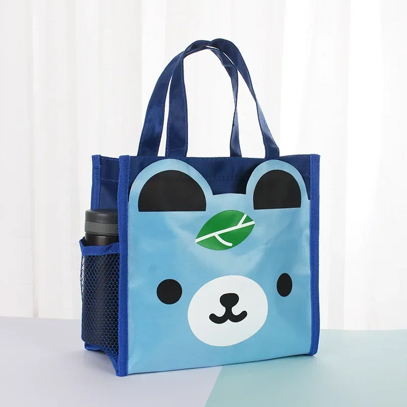 Children Lunch Bag School Portable Thermal Cartoon Cute Insulated Lunch Bag Cooler Bento Pouch Kids Dinner Container Handbag