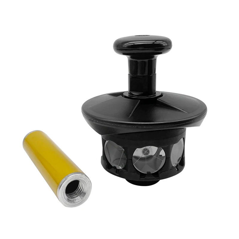 Призма TLF, 360 градусов, посеребренная для тахеометра Trimble, внутренняя резьба 5/8 дюйма X11, с удлиненной стойкой 10 см