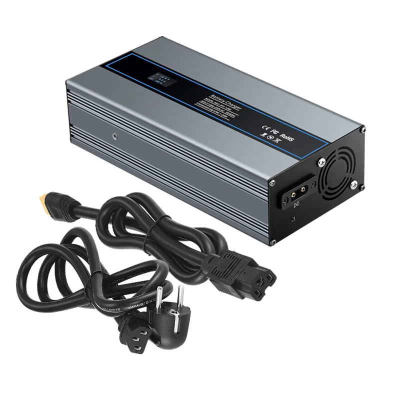 5A 8A 10A 84V 96V 100.8V 117.6V 120V 126V 134.4V 168V PFC شاحن بطارية ليثيوم أيون Lifepo4 USA EU 24S 28S 30S 32S 36S 40S