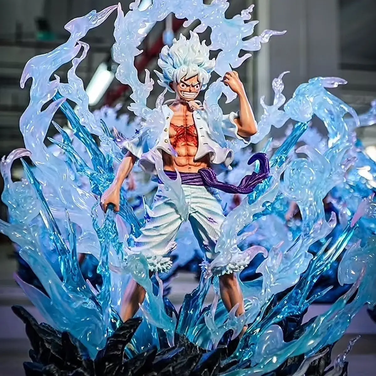 

30cm JT One Piece Luffy Anime Figure Nika Luffy Force Max Statue Model Action Figurine PVC Desk Decor Figma Collection Toy Gifts