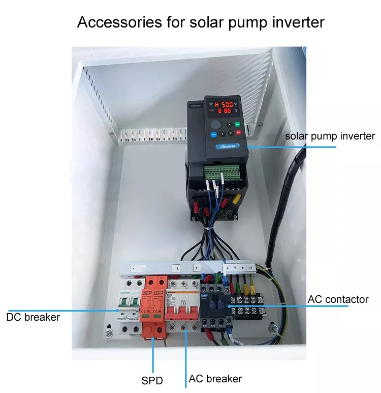 M-driver Solar Water Pump Inverter 4kw 5.5kw 3 Phase 380v 440v VFD for Water Pump