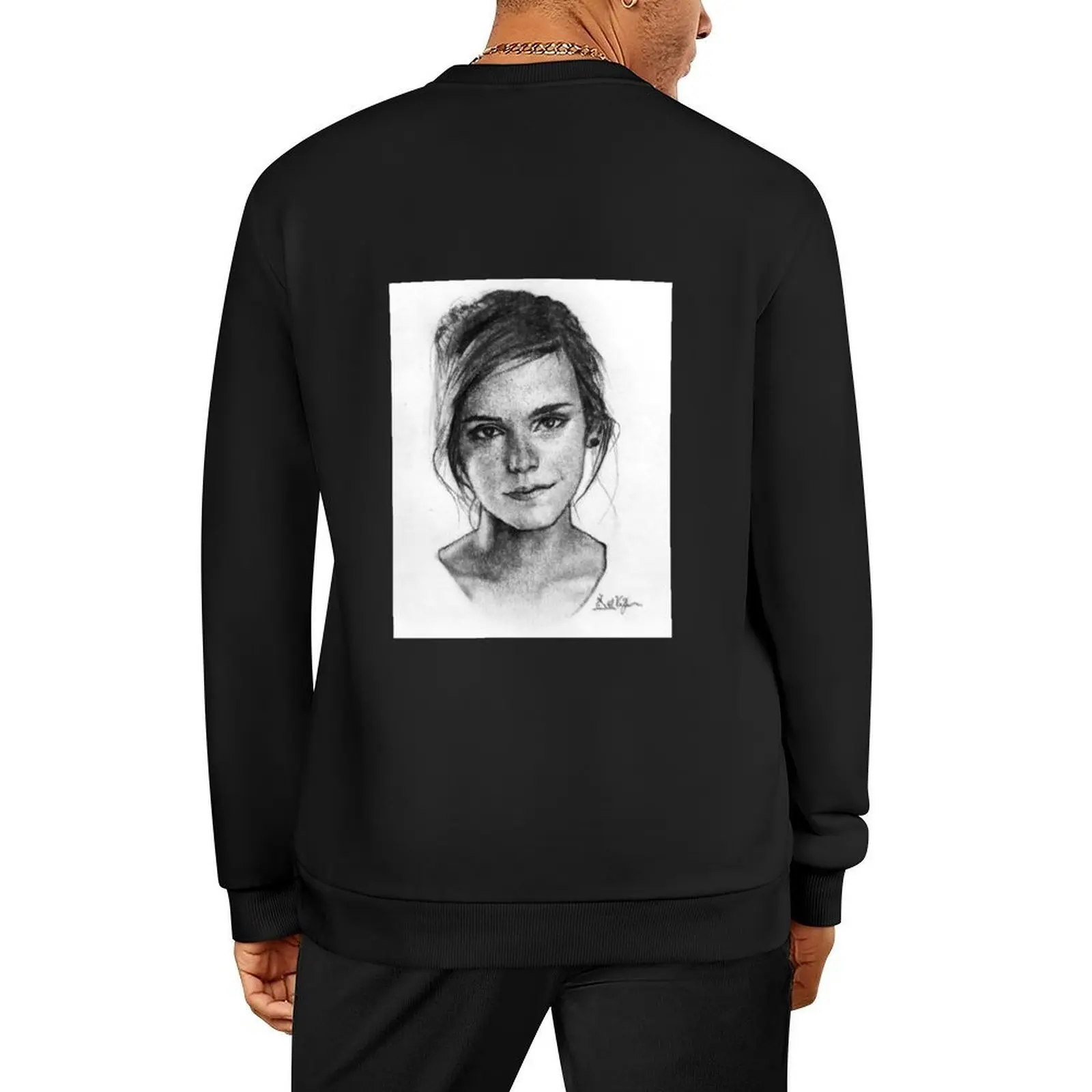 

Emma Watson Pullover male clothes autumn anime clothes mens clothing new sweatshirts