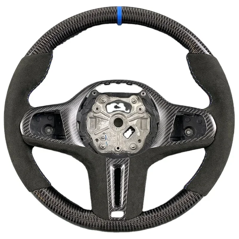 

Customized Carbon Fiber Steering wheel Alcantara for BMWs G82 M5 F90 M8 X3M X4M X5M X6M F40 F44 F97 F95 F96 G20 G30 G22 G01