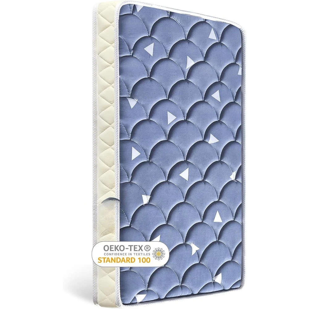 

Premium Foam Mini Crib Mattress , 3D Wrapped Edge - Comfortable and Firm, Soft Microfiber Fabric, Fits Most Mini Cribs