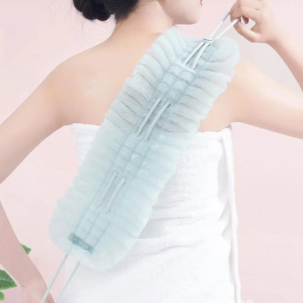 

High Beauty Rubbing Tool Stretching Bath Ball Pullback in 1 Towel Rubbing Strip 2 Y4L5