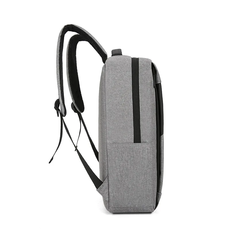 Business commuter laptop bag male simple student schoolbag outdoor travel backpack contrasting color casual backpack