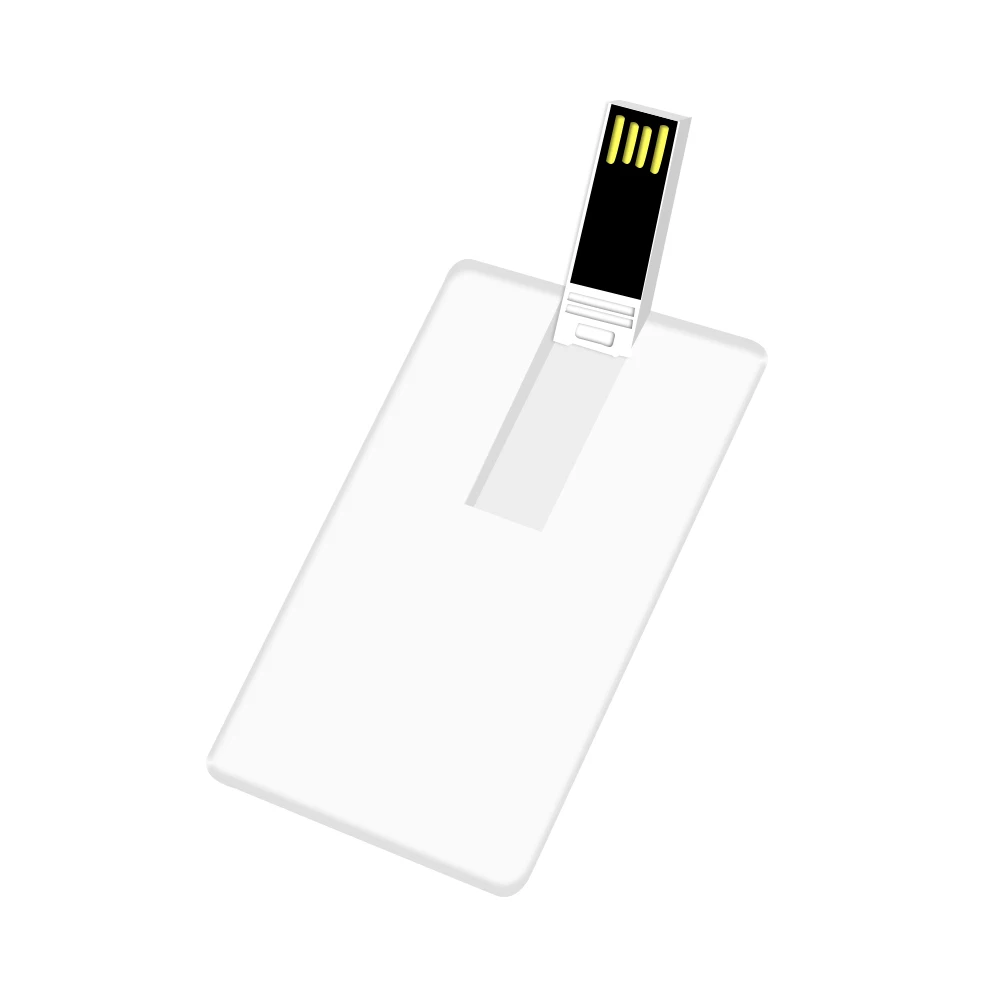 محرك القلم الصغير الإبداعية USB 2.0 بطاقة محرك فلاش 128 جيجابايت 64 جيجابايت 32 جيجابايت لذاكرة الكمبيوتر عصا USB بيضاء عالية السرعة بندريف