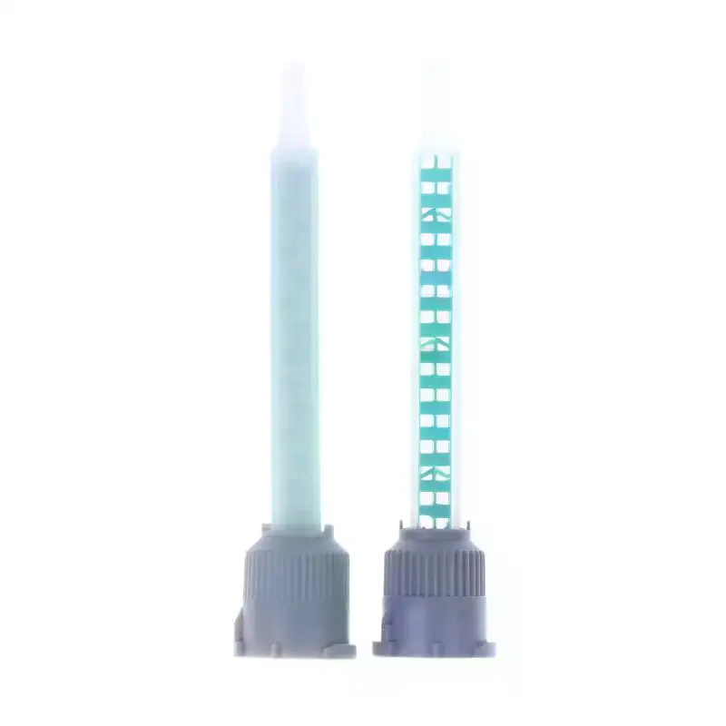 10pcs Epoxy Adhesive Mixing Nozzle Static Mixing Nozzle MB5-16L Mixing Tube (1:1Ratio) For AB Glue Gun Liquid Mixer