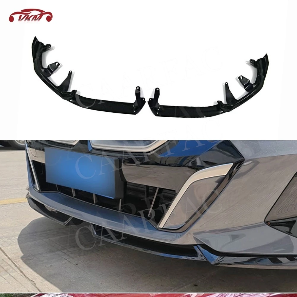 

Front Bumper Splitter Lip Spoiler Chin Guard for BMW 5 Series G60 G68 M Sport 2024+ Body Kits Car Accessories ABS