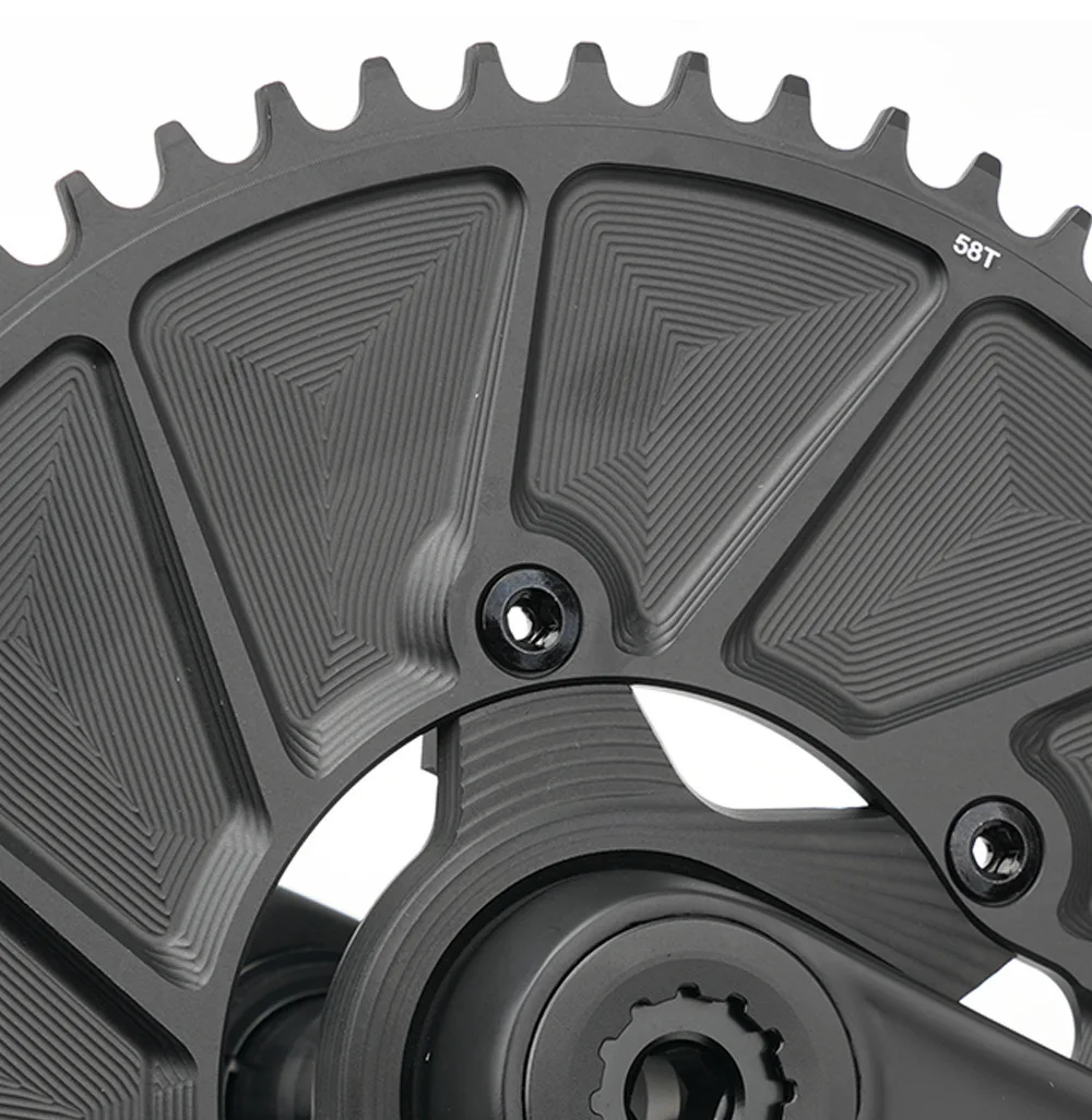 

STLF SeeMore Standard 110BCD 165/170/172.5mm with Carbon Spider Carbon Fiber Ultralight Road Bicycle Bike Crankset