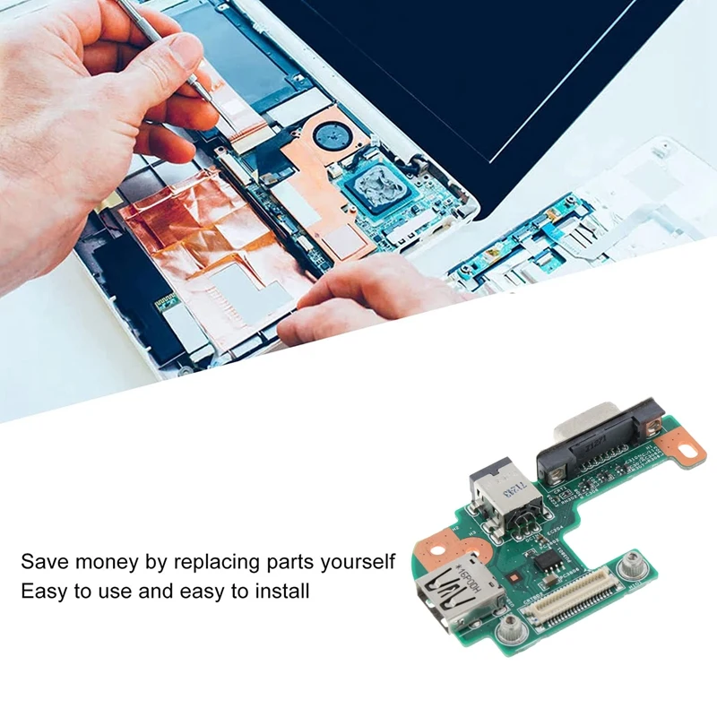 Laptop Built-In Power Board Laptop Power Board Power Board For Dell P17F N5110 V3550 M5110 USB+VGA Interface Board Replacement