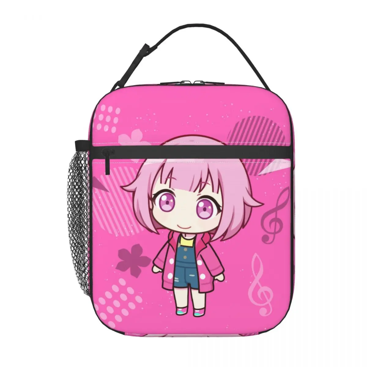 

Изолированные ланч-пакеты для женщин с рисунком манги, аниме, Одори, эму Чиби, портативный термоохладитель, коробка для еды, детский школьный Ланч-бокс