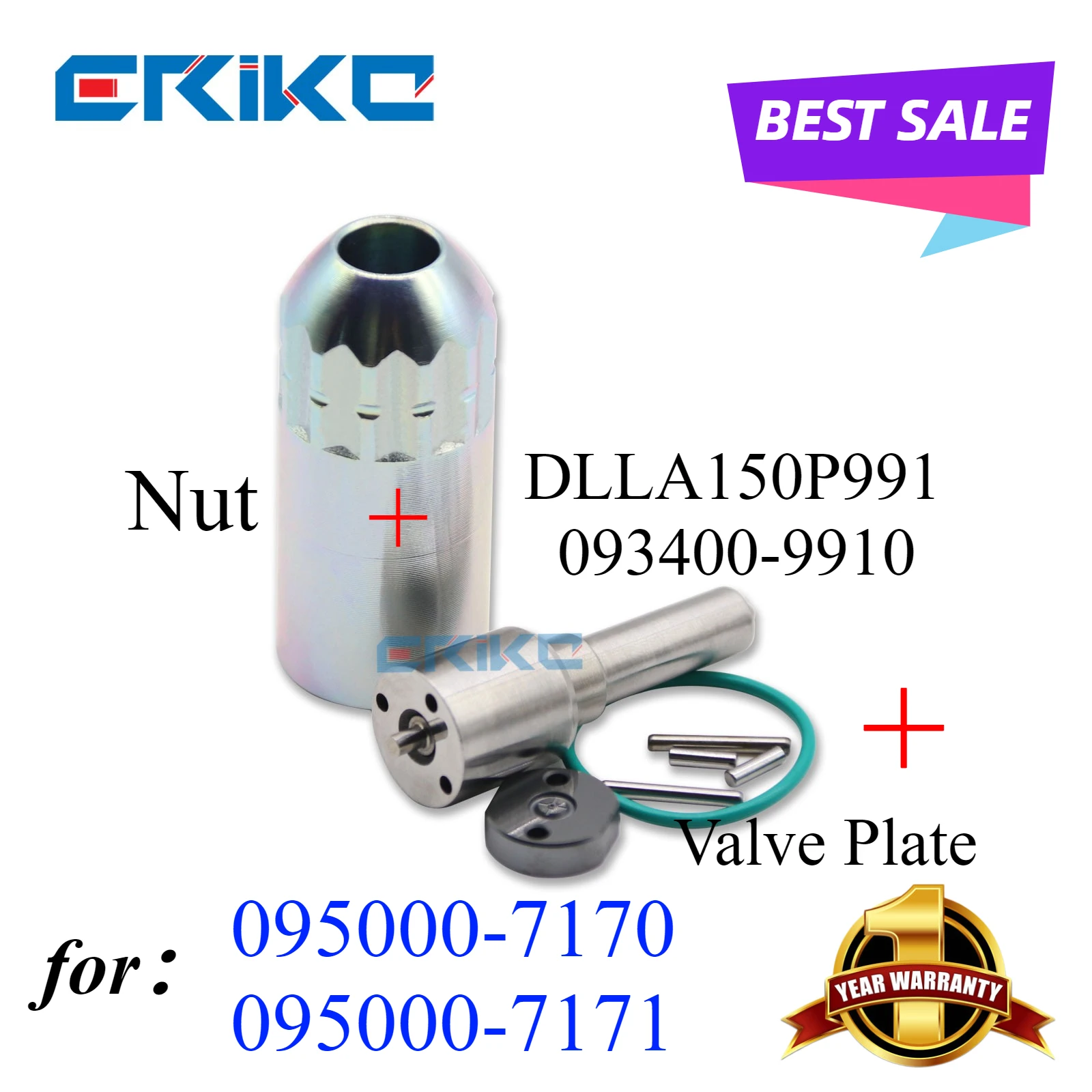 095000-7170 095000-7171 Ремкомплект форсунок Сопло DLLA150P991 (093400-9910) Гайка клапана E1022001 Для 095000-7172