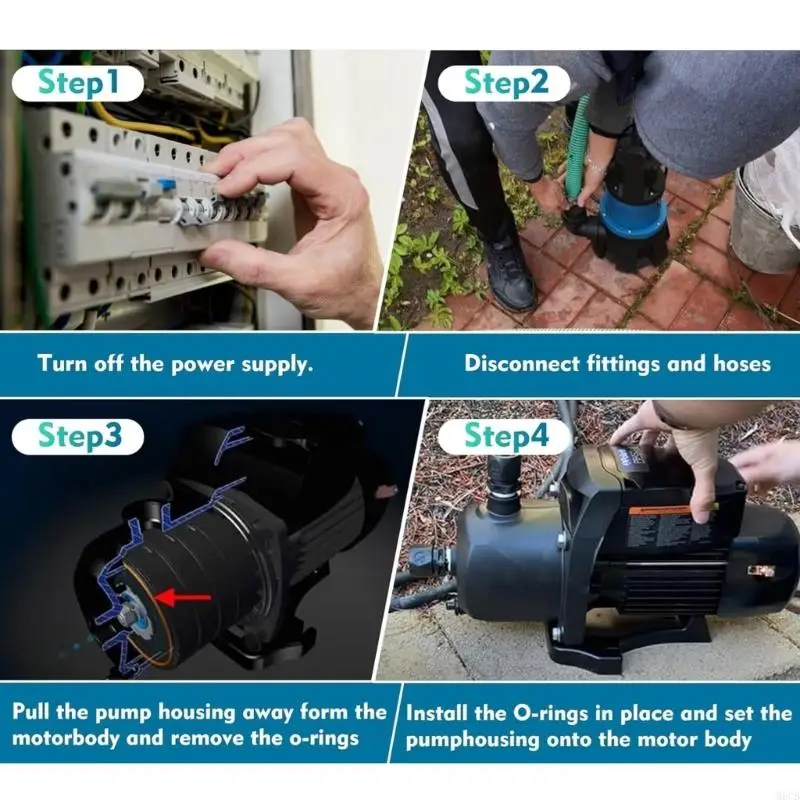 M6cb r0723100 pompa pompa pompa pompa bodi komponen pompa tahan korosi R0723100 bodi pengganti untuk kolam renang