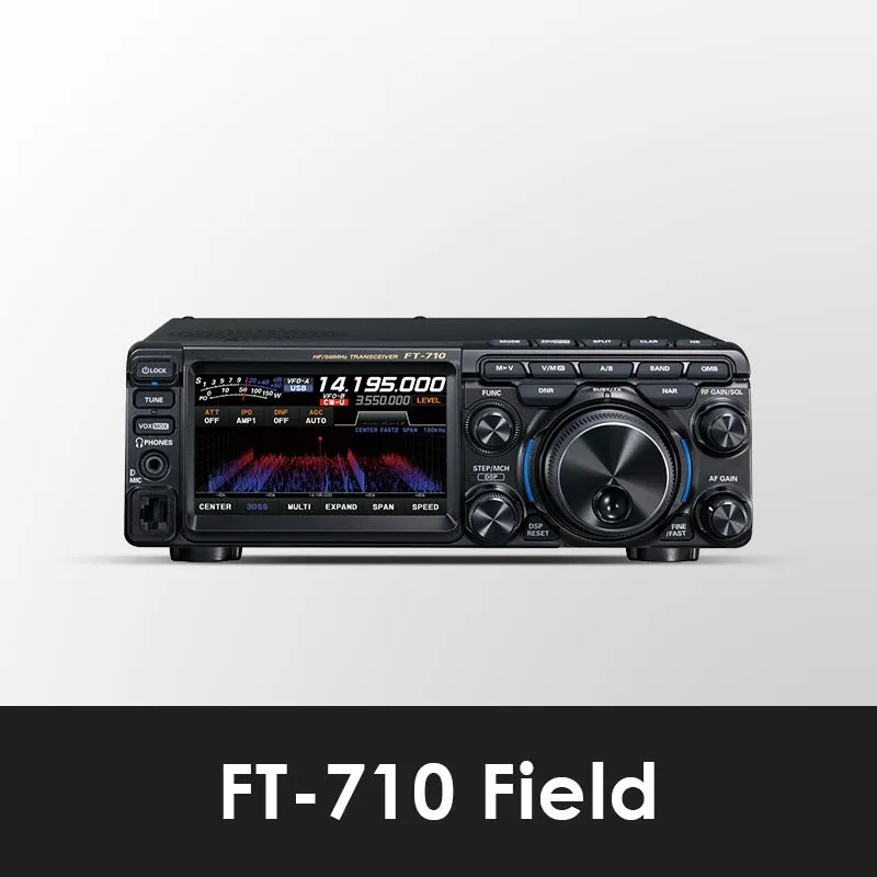 Оригинальный 50 МГц 100 Вт FT-710 полевой FT-710 Aess HF трансивер HF SDR мобильное радио с сенсорным экраном для YAESU