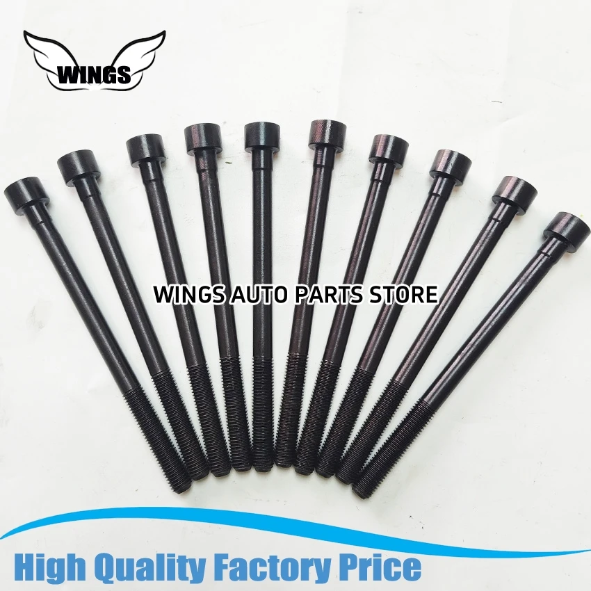 Used for Nissan main crank bolt kit, suitable for SR16VE N15+SR20VE P11 P12+SR20DE FWD 10 pieces