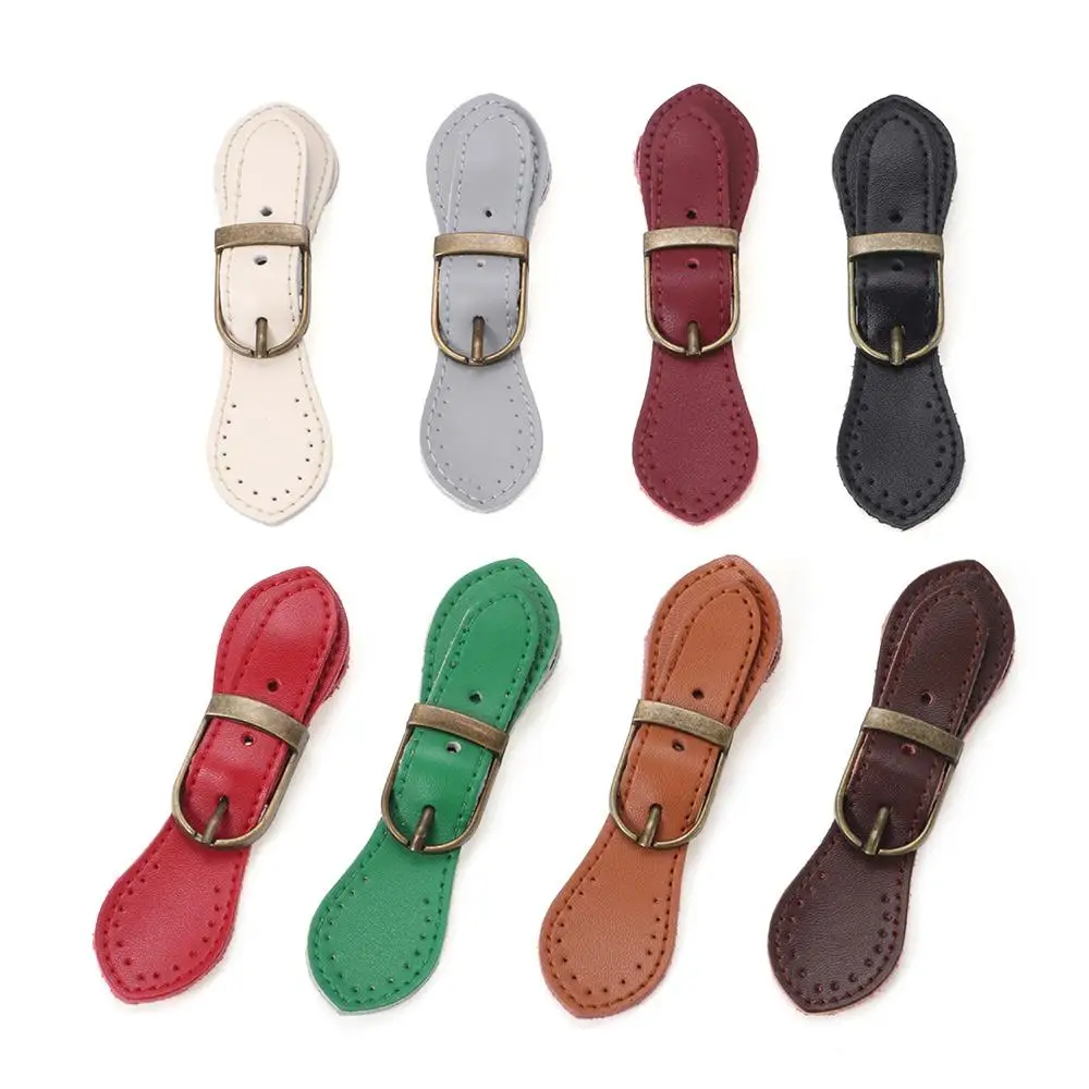 جديد خمر حقيبة المشبك الجلود خياطة على المفاجئة المعدنية DIY محفظة مشبك زر حقيبة اليد